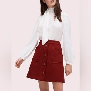 Kate Spade Hearts pocket Skirt